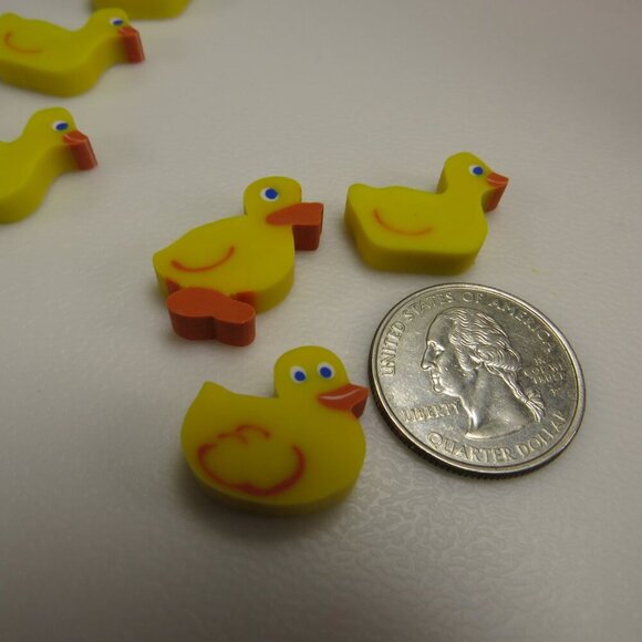 Easter Egg Filler: Small Duck Erasers (24 items)(they stand up) - Picture 8 of 9